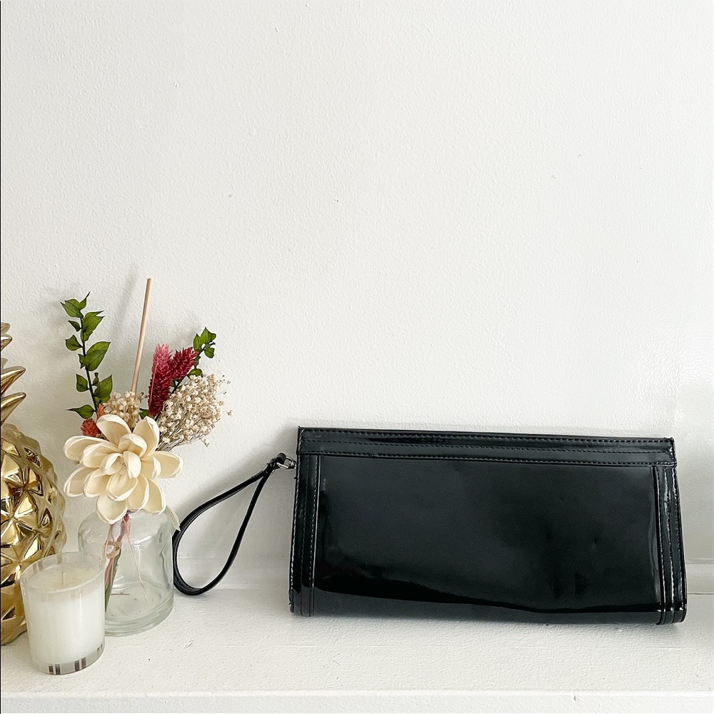 Aldo Patent Leather Clutch